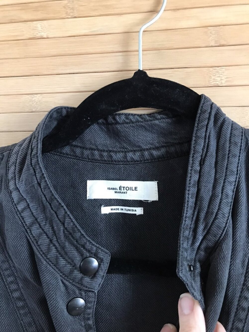 Isabel Marant Étoile Dark Grey Utility pants jeans Jumpsuit sz 38 - Picture 5 of 9